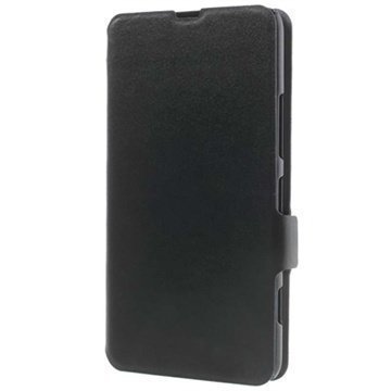 Nokia Lumia 1320 Doormoon Wallet Nahkakotelo Musta