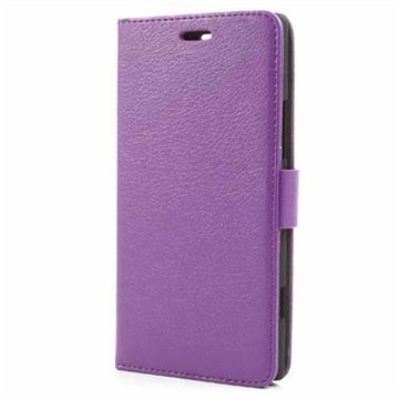 Nokia Lumia 1520 Wallet Nahkakotelo Violetti