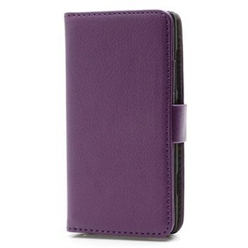 Nokia Lumia 520 Wallet Nahkakotelo Violetti