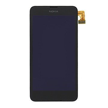 Nokia Lumia 630 635 Etukansi & LCD-Näyttö Musta