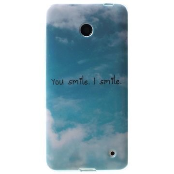 Nokia Lumia 630 Lumia 630 Dual SIM TPU Suojakuori Smile