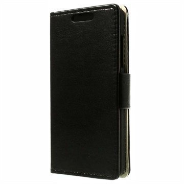 Nokia Lumia 630 Lumia 630 Dual SIM Wallet Nahkakotelo Musta