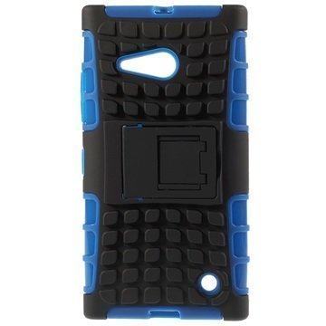 Nokia Lumia 730 Dual Sim Lumia 735 Anti-Slip Hybrid Case Black / Blue