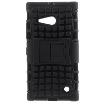 Nokia Lumia 730 Dual Sim Lumia 735 Anti-Slip Hybrid Case Black