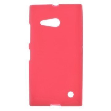 Nokia Lumia 730 Dual Sim Lumia 735 Glossy TPU-Suojakuori Kuuma Pinkki