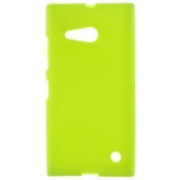 Nokia Lumia 730 Dual Sim Lumia 735 Glossy TPU-Suojakuori Limenvihreä