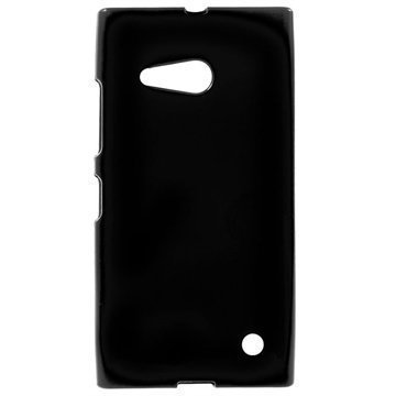 Nokia Lumia 730 Dual Sim Lumia 735 Glossy TPU-Suojakuori Musta