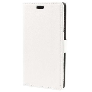 Nokia Lumia 830 Wallet Nahkakotelo Valkoinen