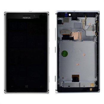 Nokia Lumia 925 Etukansi & LCD-Näyttö Harmaa