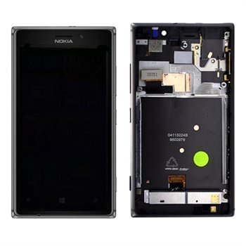 Nokia Lumia 925 Etukansi & LCD-Näyttö Musta