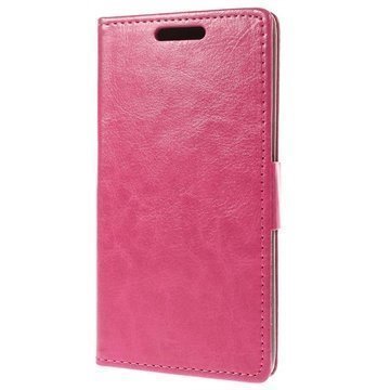 Nokia Lumia 930 Lumia Icon Slim Wallet Nahkakotelo Kuuma Pinkki