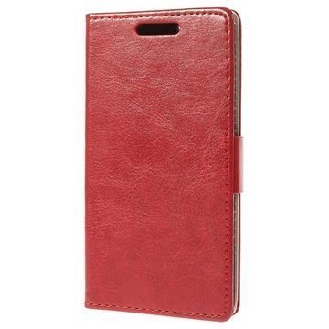 Nokia Lumia 930 Lumia Icon Slim Wallet Nahkakotelo Punainen