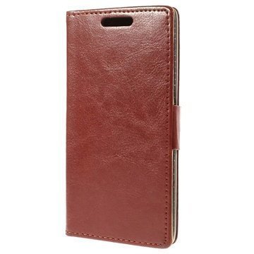 Nokia Lumia 930 Lumia Icon Slim Wallet Nahkakotelo Ruskea