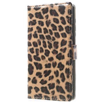 Nokia Lumia 930 Lumia Icon Wallet Nahkakotelo Leopard