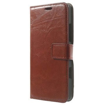 Nokia Lumia 930 Lumia Icon Wallet Nahkakotelo Ruskea