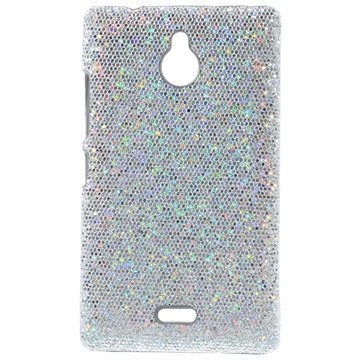 Nokia X2 Dual SIM Glitter Kova Kotelo Hopea