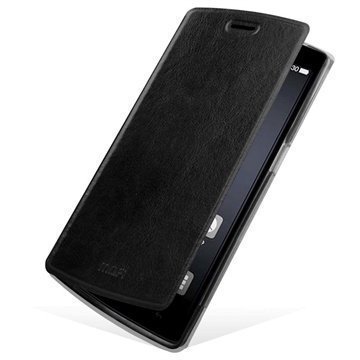 OnePlus One Mofi Rui Series Nahkainen Läppäkuori Musta