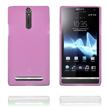 Oneline Soft Shell Pinkki Sony Xperia S Suojakuori