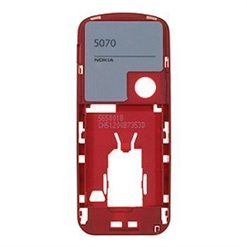 Original Nokia 5070 Middle Housing Red