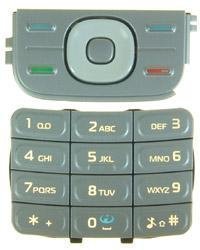 Original Nokia 5200 / 5300 Keypad Set Silver