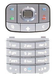 Original Nokia 6110 Navigator Keypad Set 2 Parts White