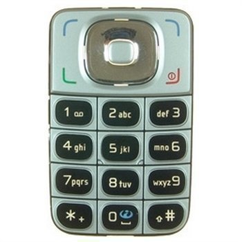 Original Nokia 6125 / 6136 Keypad Silver