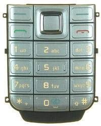 Original Nokia 6151 Keypad Latin Silver