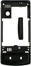 Original Nokia 6500 Slide Middle Housing Black / Silver