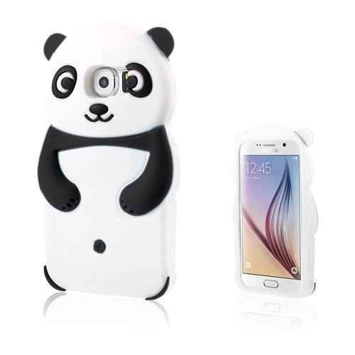 Panda Samsung Galaxy S6 Suojakuori Musta