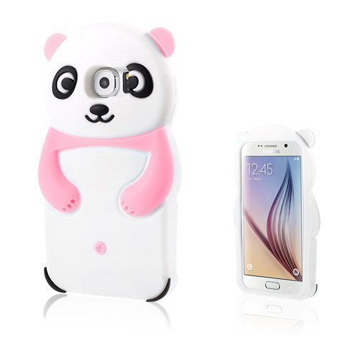 Panda Samsung Galaxy S6 Suojakuori Pinkki