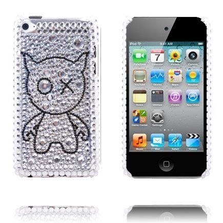 Paris Hope Musta Katti Ipod Touch 4 Blingbling Suojakuori