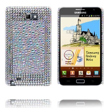 Paris Kimaltelevat Timantit Samsung Galaxy Note Bling Suojakuori