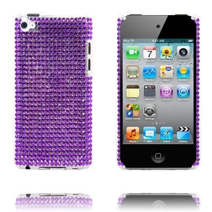 Paris Vaaleanvioletit Jalokivet Ipod Touch 4 Blingbling Suojakuori