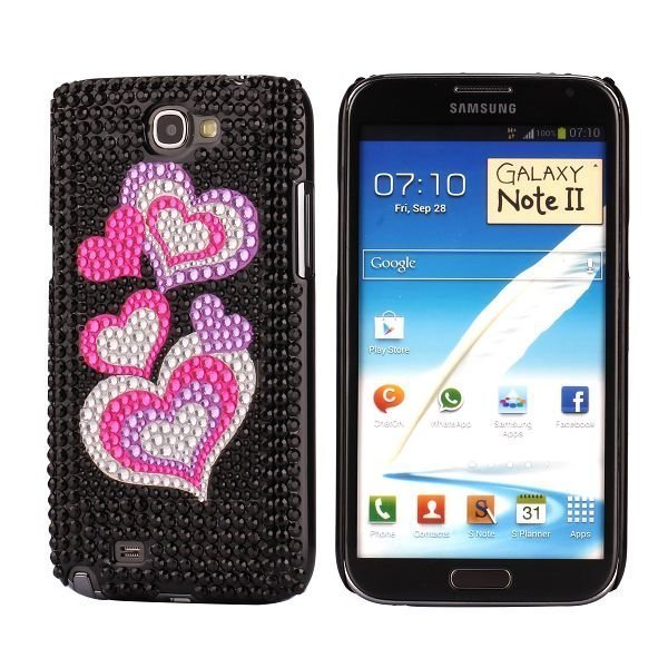 Paris Ver. 10 Samsung Galaxy Note 2 Bling Suojakuori