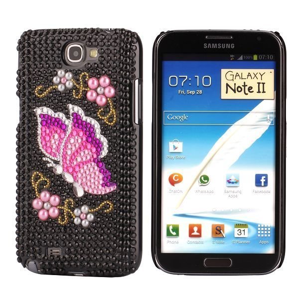 Paris Ver. 11 Samsung Galaxy Note 2 Bling Suojakuori