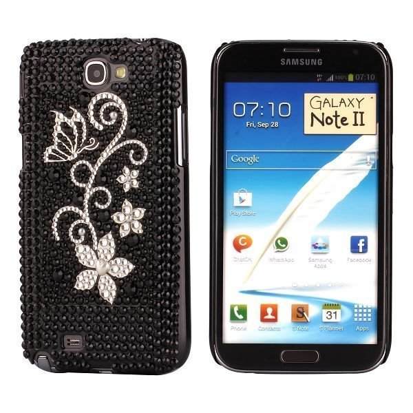 Paris Ver. 7 Samsung Galaxy Note 2 Bling Suojakuori