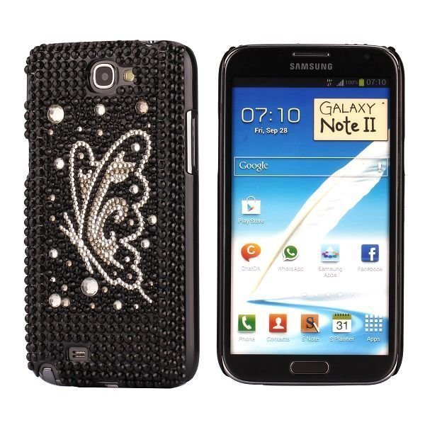 Paris Ver. 8 Samsung Galaxy Note 2 Bling Suojakuori