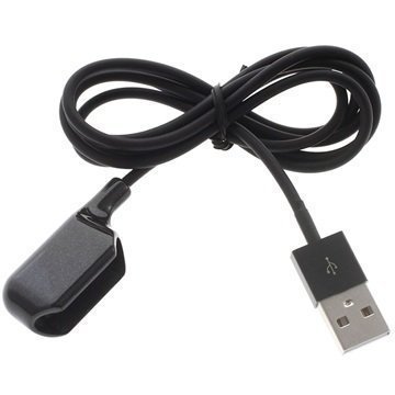 Peitetty USB / Magneettikaapeli Sony Xperia Z3 Z2 Z1 Z Ultra Musta