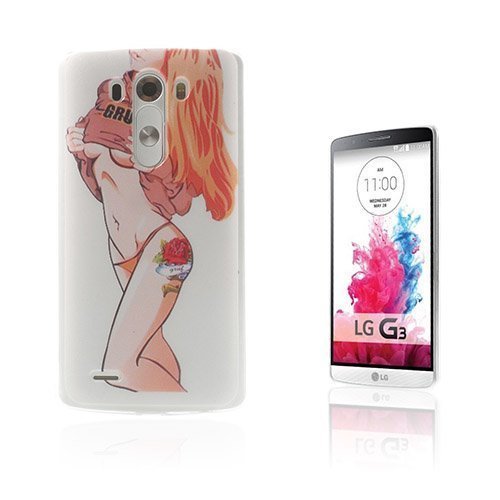 Persson Seksikäs Tatuoitu Tyttö Lg G3 Suojakuori