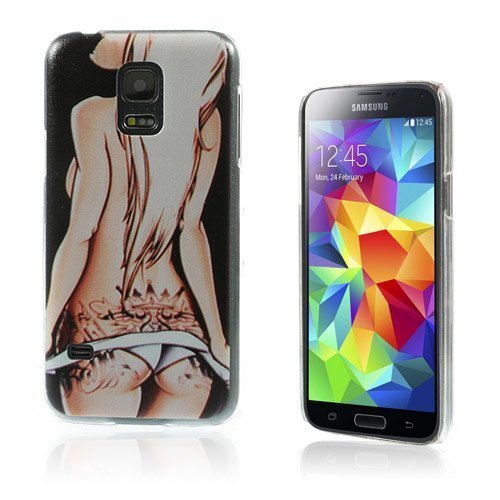 Persson Tatuoitu Selkä Samsung Galaxy S5 Mini Suojakuori