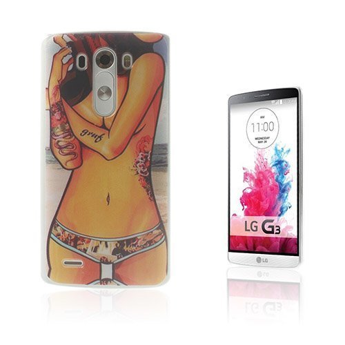 Persson Tatuoitu Tyttö Lg G3 Suojakuori