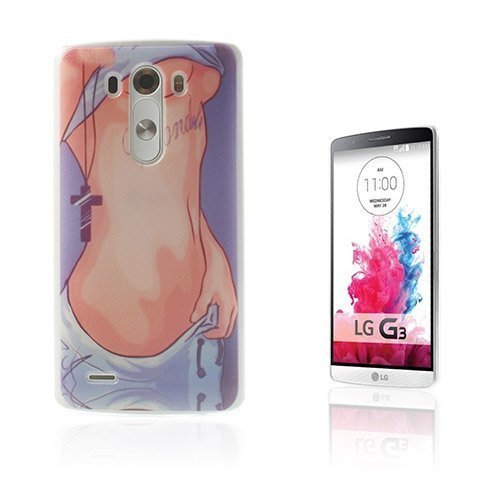 Persson Tyttö Ja Kaulakoru Lg G3 Suojakuori