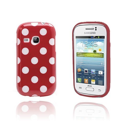 Polka Dots Punainen Samsung Galaxy Young Suojakuori