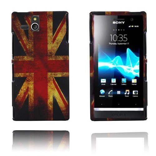 Retro Flag Uk Sony Xperia U Suojakuori