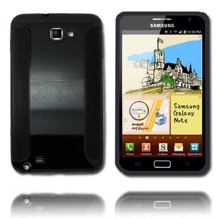 Rugged Musta Samsung Galaxy Note Silikonikuori