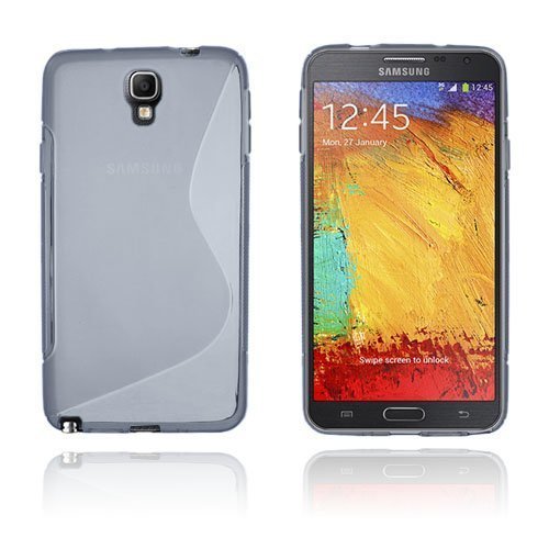 S-Line Harmaa Samsung Galaxy Note 3 Neo Suojakuori