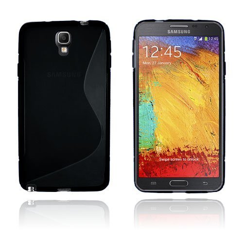 S-Line Musta Samsung Galaxy Note 3 Neo Suojakuori