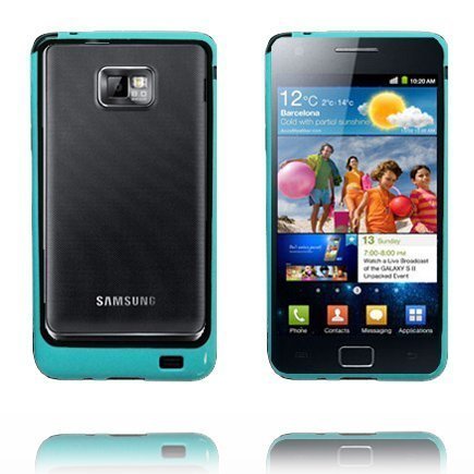 S2 Bumper 2 Trooppisen Sininen Musta Samsung Galaxy S2 Suojakehys