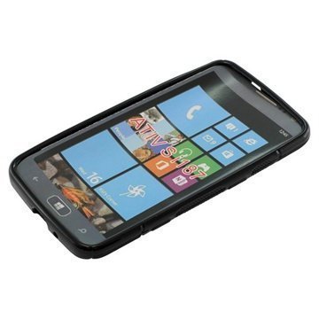 Samsung ATIV S Neo S-Kuvio TPU-Kotelo Musta