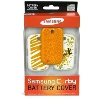 Samsung Corby S3650 Battery Cover Jamaican Yellow